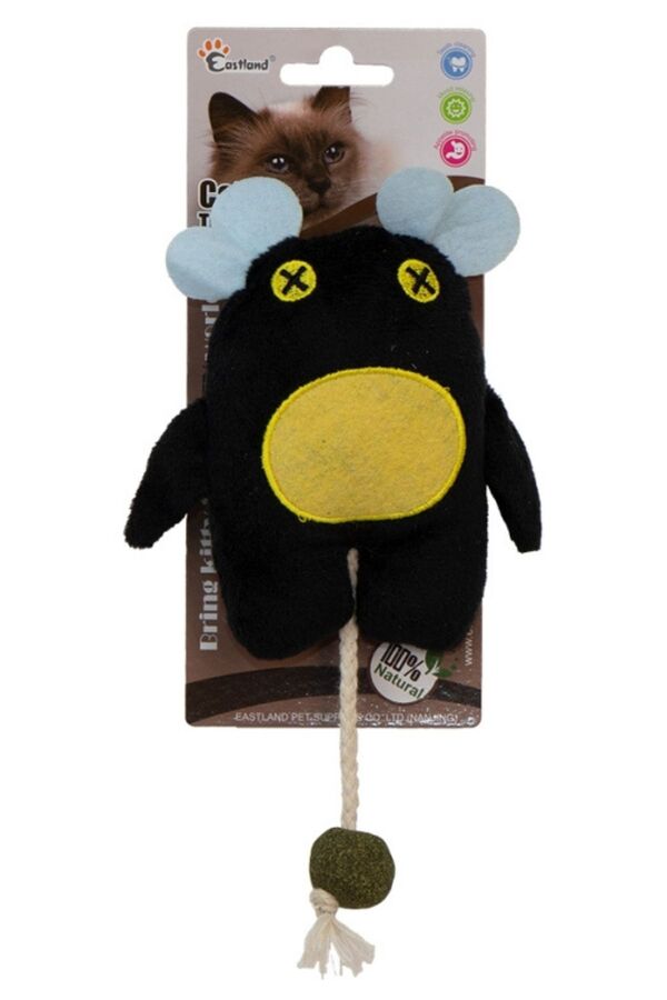 Eastland Kedi Otlu Peluş Siyah Canavar Kedi Oyuncağı 18cm