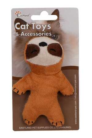 EASTLAND - Eastland Kedi Otlu Peluş Tembel Hayvan 12cm