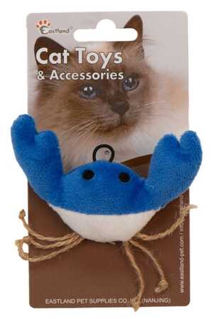 EASTLAND - Eastland Kedi Otlu Peluş Yengeç Kedi Oyuncağı 11cm