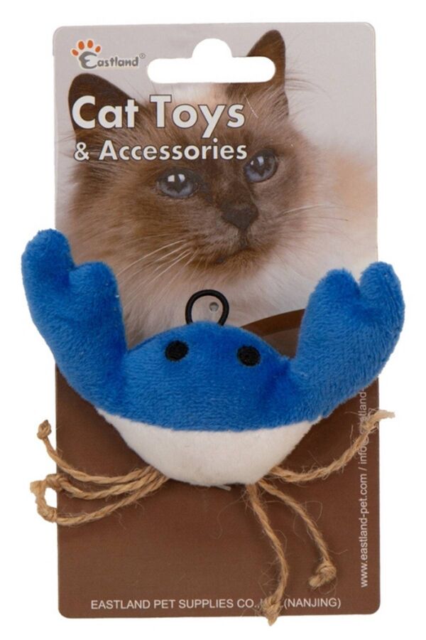 Eastland Kedi Otlu Peluş Yengeç Kedi Oyuncağı 11cm