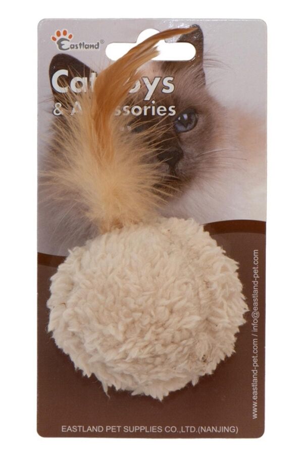 Eastland Kedi Otlu Tüylü Keçe Top 5cm