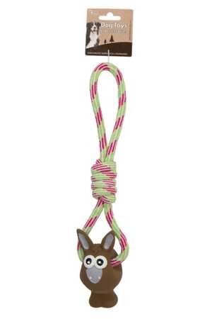 EASTLAND - Eastland Düğümlü Stres İpli Peluş Eşek Köpek Oyuncağı 42cm
