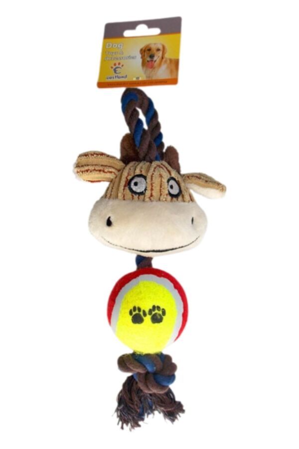 Eastland İnek ve Tenis Toplu Stres İpi 35x12cm