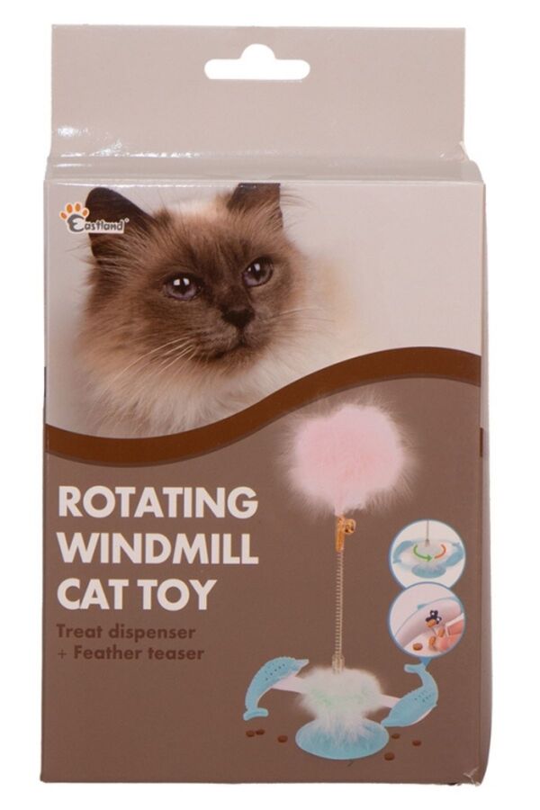Eastland İnteraktif Dönen Kedi Oyuncağı Yunus 24x1cm