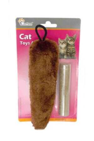 EvineMama - Eastland Kedi Otlu Kedi Oyuncağı 4x17cm