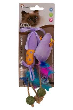 EASTLAND - Eastland Matatabi ve Kedi Otlu Peluş Fare ve Şeker
