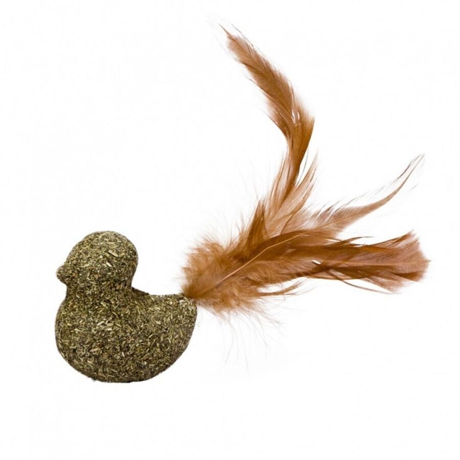 Eastland Kedi Otlu Ördek Tüylü Kedi Oyuncağı 5x4.5cm