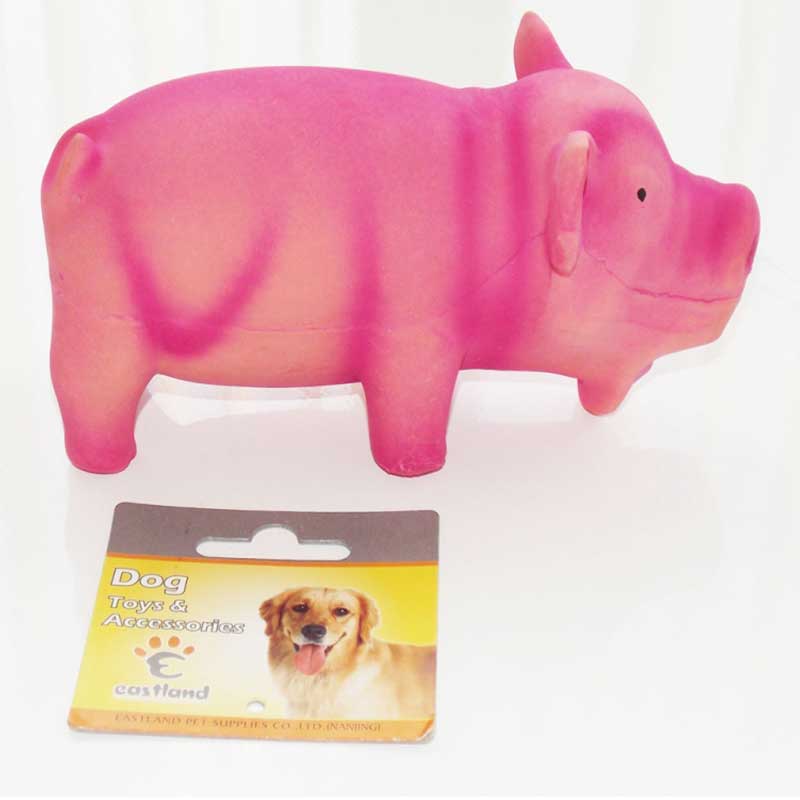 Eastland Sesli Peluş Domuz Şeklinde Köpek Oyuncağı 15cm Eastland Sesli Peluş Domuz Şeklinde Köpek Oyuncağı 15cm
