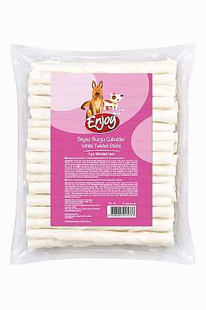 Enjoy Beyaz Burgu Çubuk 7gr (100 Adet)