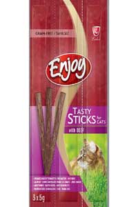 ENJOY - Enjoy Biftekli Kedi Ödül Çubuğu 3x5gr ENJOY - Enjoy Biftekli Kedi Ödül Çubuğu 3x5gr