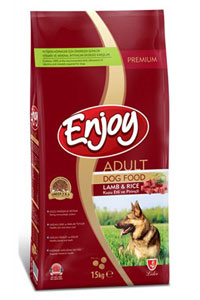 ENJOY - Enjoy Kuzu Etli Pirinçli Yetişkin Köpek Maması 15kg +1kg
