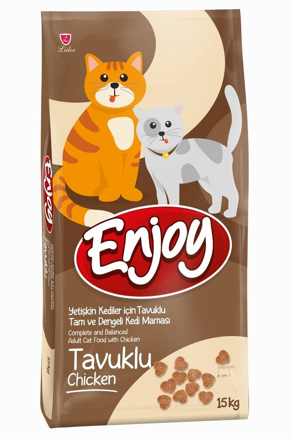 Enjoy Tavuklu Yetiskin Kedi Mamasi 15 kg