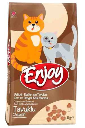 DELIST - Enjoy Tavuklu Yetiskin Kedi Mamasi 1kg