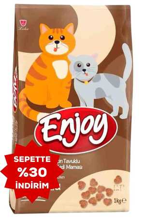Enjoy Tavuklu Yetiskin Kedi Mamasi 1kg
