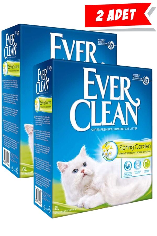 Ever Clean Spring Garden Çiçek Kokulu Topaklanan Kedi Kumu 2x10lt