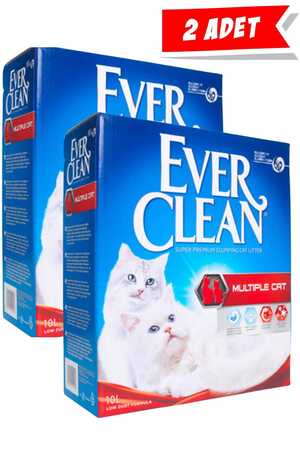  - Ever Clean Multiple Çoklu Kullanıma Uygun Kedi Kumu 2x10lt
