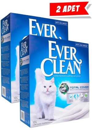 EVER CLEAN - Ever Clean Total Cover Koku Önleyici Kedi Kumu 2x10lt