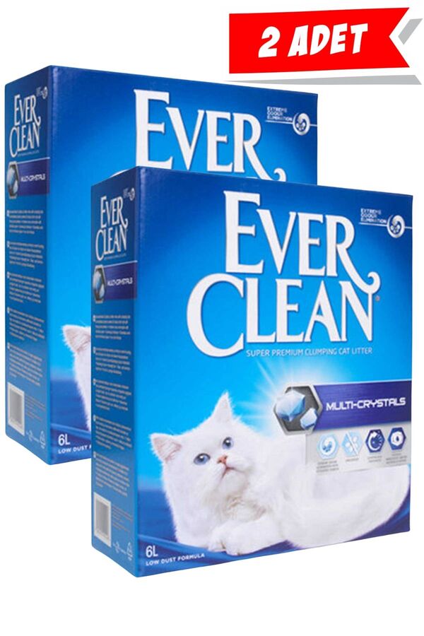 Ever Clean Multi Crystals Hızlı Topaklaşan Kedi Kumu 2x10lt