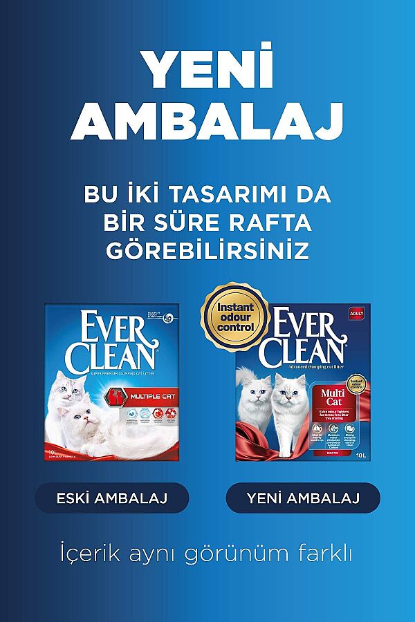 Ever Clean Multi Cat Çoklu Kullanıma Uygun Kedi Kumu 10lt - 3