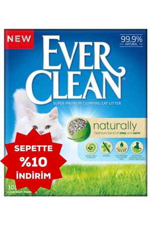 Ever Clean Naturally Kedi Kumu 10lt - Thumbnail