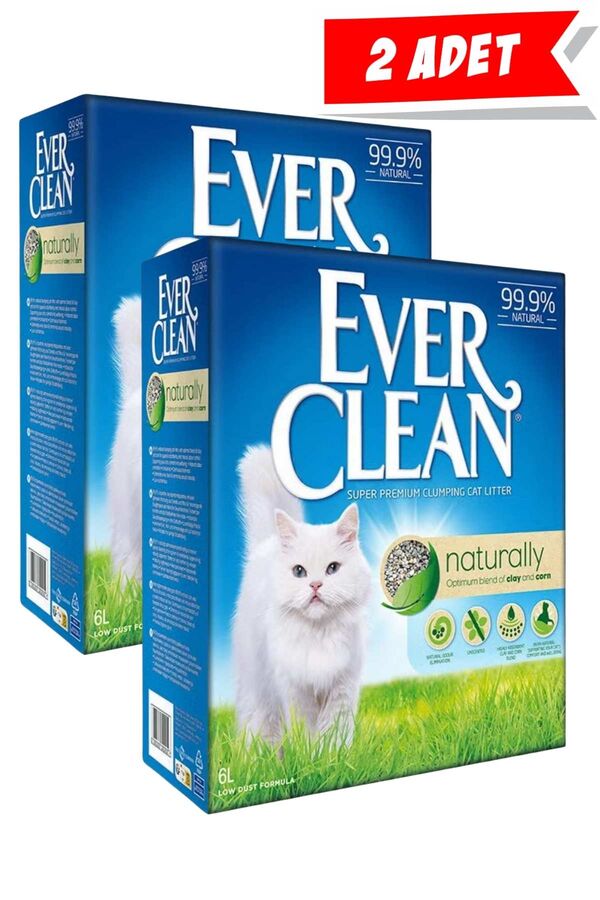 Ever Clean Naturally Kedi Kumu 2x10lt