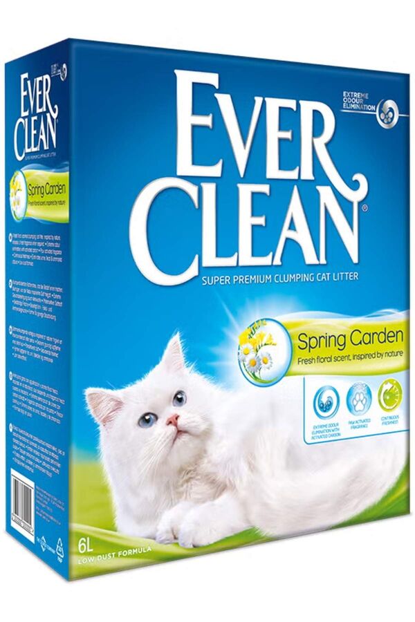 Ever Clean Spring Garden Çiçek Kokulu Topaklanan Kedi Kumu 10lt