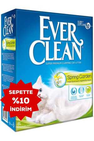 Ever Clean Spring Garden Çiçek Kokulu Topaklanan Kedi Kumu 10lt - Thumbnail