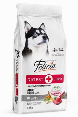 FELICIA - Felicia Düşük Tahıllı Hipoalerjenik Kuzu Etli Orta ve Büyük Irk Yetişkin Köpek Maması 15kg FELICIA - Felicia Düşük Tahıllı Hipoalerjenik Kuzu Etli Orta ve Büyük Irk Yetişkin Köpek Maması 15kg
