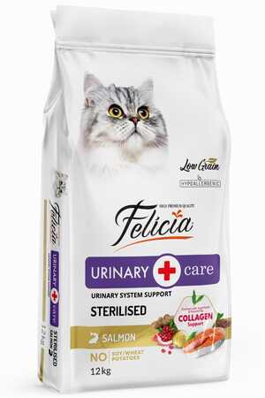 Felicia Düşük Tahıllı Hipoalerjenik Somonlu Kısırlaştırılmış Kedi Maması 12kg - Thumbnail