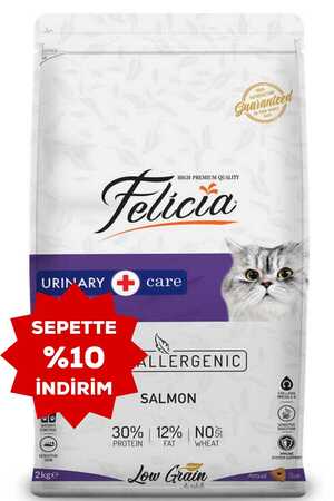 Felicia Düşük Tahıllı Hipoalerjenik Somonlu Kısırlaştırılmış Kedi Maması 12kg