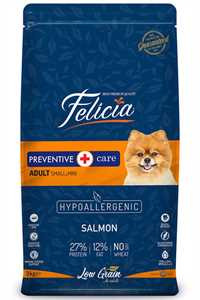 Felicia Düşük Tahıllı Hipoalerjenik Somonlu Küçük Irk Yetişkin Köpek Maması 3kg - Thumbnail