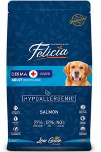 Felicia Düşük Tahıllı Hipoalerjenik Somonlu Orta ve Büyük Irk Yetişkin Köpek Maması 15kg - Thumbnail (2)