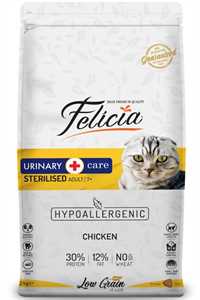 Felicia Düşük Tahıllı Hipoalerjenik Tavuklu Kısırlaştırılmış Yaşlı ve Yetişkin Kedi Maması 12kg - Thumbnail