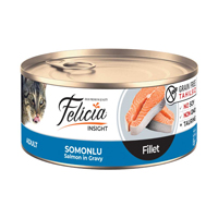 FELICIA - Felicia Somonlu Yetişkin Fileto Kedi Konservesi 85 Gr