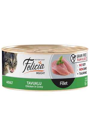 FELICIA - Felicia Tahılsız Tavuk Fileto Kedi Konservesi 85gr
