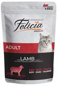 FELICIA - Felicia Tahılsız Kuzu Etli Yetişkin Kedi Konservesi 85gr