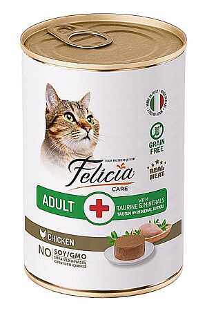 Felicia Tahılsız Tavuklu Yetişkin Kedi Konservesi 400gr