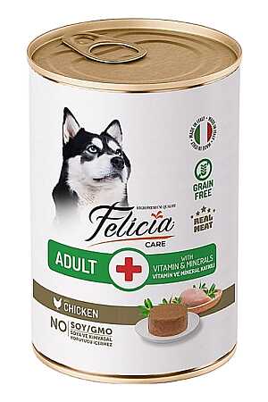 Felicia Tahılsız Tavuklu Yetişkin Köpek Konservesi 400gr