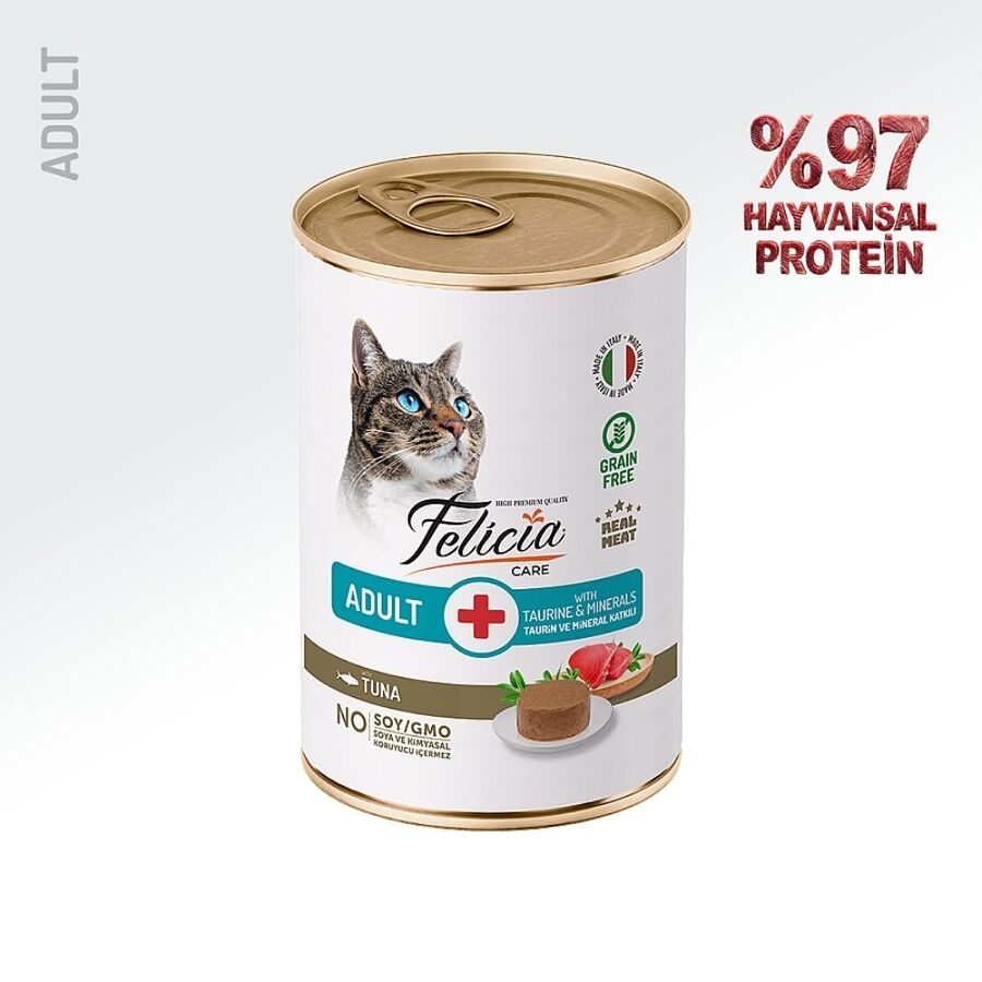 Felicia Tahılsız Ton Balıklı Yetişkin Kedi Konservesi 400gr - 2