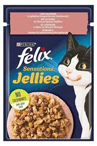 FELIX - Felix Sensations Somonlu ve Karidesli Kedi Konservesi 85gr FELIX - Felix Sensations Somonlu ve Karidesli Kedi Konservesi 85gr