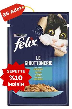 FELIX - Felix Ton Balıklı Yetişkin Kedi Konservesi 26x85gr 26lı