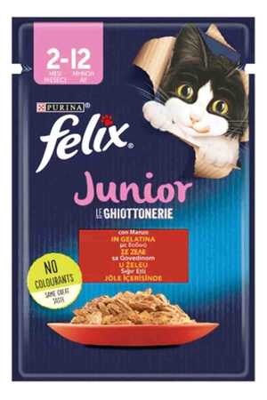FELIX - Felix Sığır Etli Yavru Kedi Konservesi 85gr