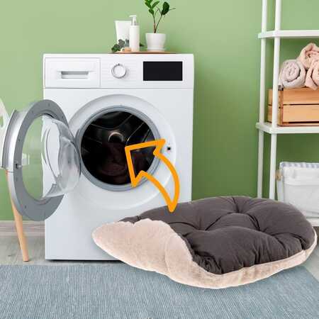 Ferplast 55 4 Relax Marrone Bej Peluş Yatak - Thumbnail
