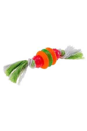 FERPLAST - Ferplast PA 6417 Plastik Oyuncaklı Köpek Diş İpi 19cm FERPLAST - Ferplast PA 6417 Plastik Oyuncaklı Köpek Diş İpi 19cm
