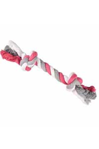 FLAMINGO - Flamingo 2 Düğüm Pamuk Diş İpi Köpek Oyuncağı 30cm (M)