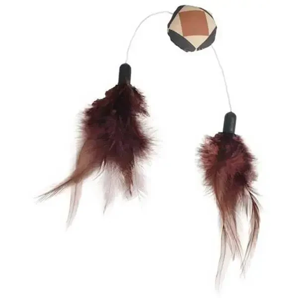 FLAMINGO - Flamingo Aztec Tüylü Kedi Oyuncağı 4cm