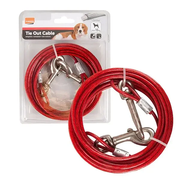 FLAMINGO - Flamingo Çelik Bahçe Bağlama Halatı 5mt