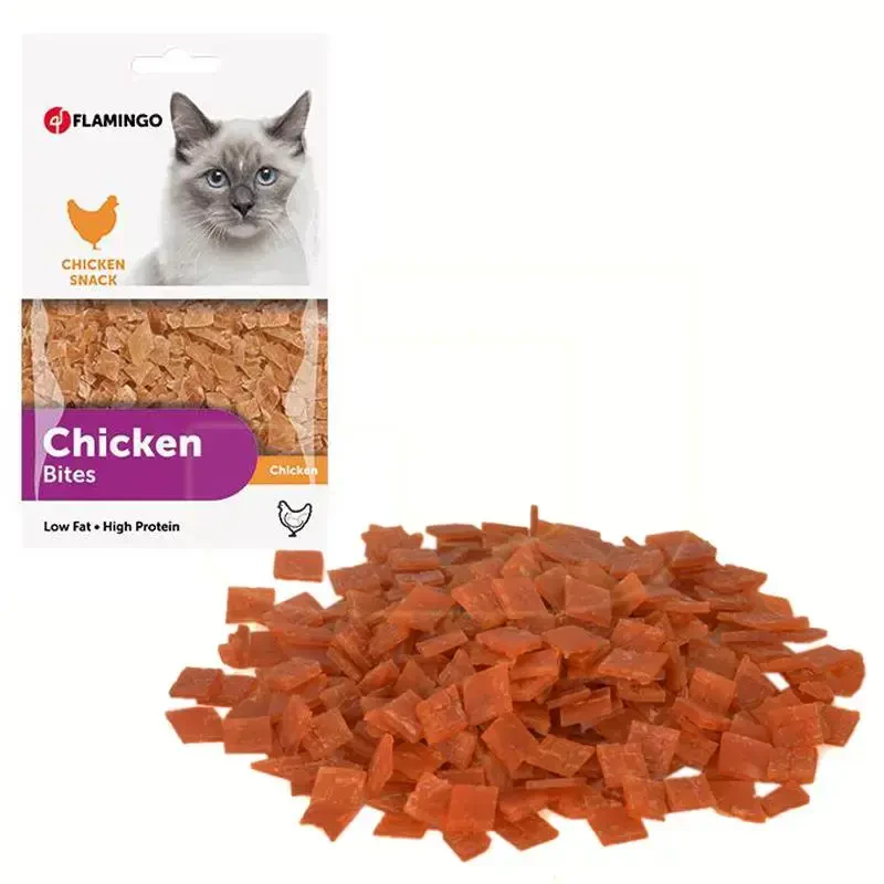 FLAMINGO - Flamingo Chicken Bites Tavuklu Kedi Ödül Maması 85gr