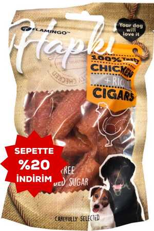 Flamingo Chicken Cigars Tavuklu Rulo Köpek Ödül maması 85 gr - Thumbnail