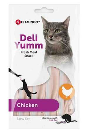 FLAMINGO - Flamingo Deli Yumm Fresh Tavuklu Sıvı Kedi Ödül Maması 5*14gr FLAMINGO - Flamingo Deli Yumm Fresh Tavuklu Sıvı Kedi Ödül Maması 5*14gr
